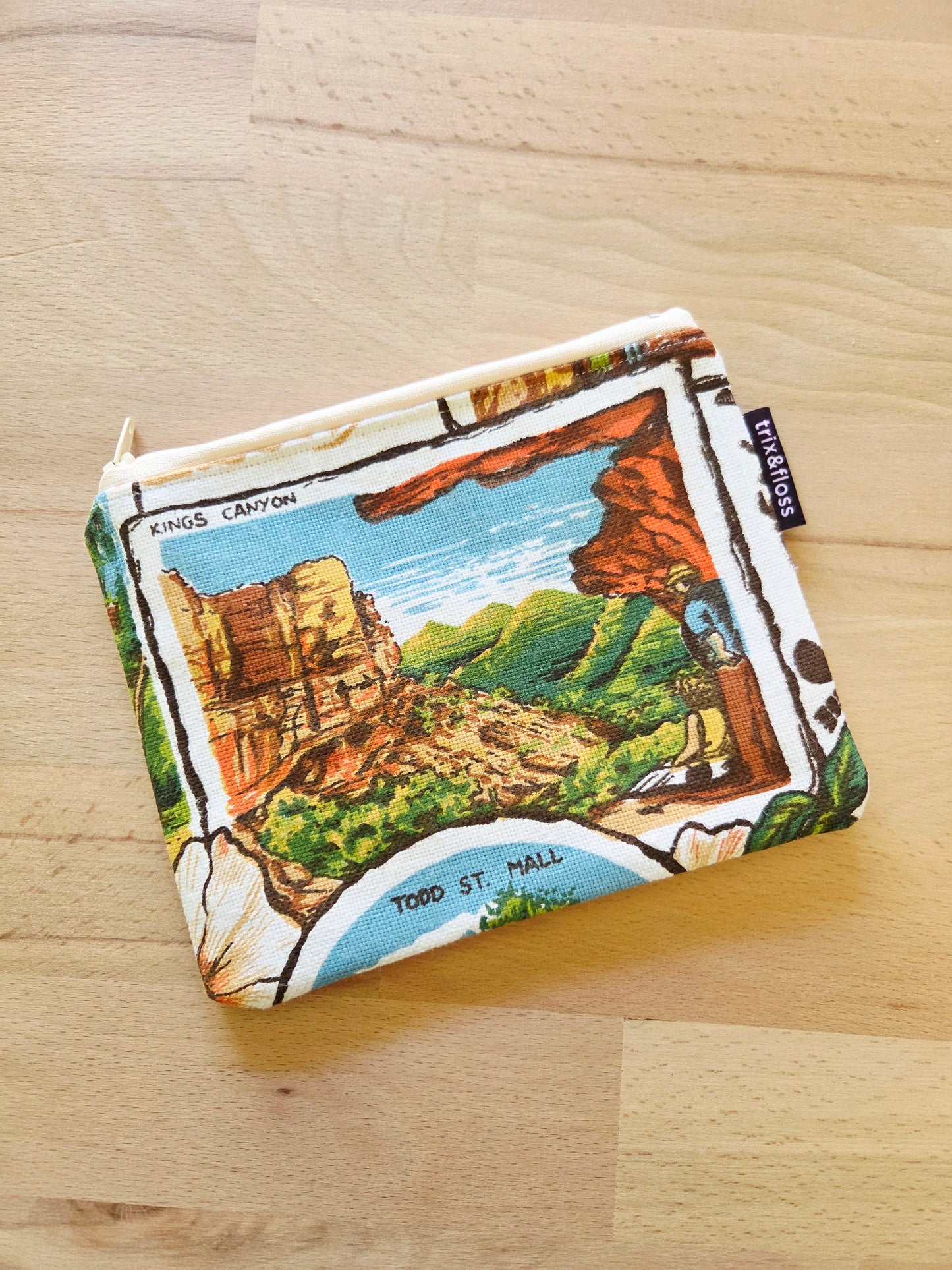 POSTCARD FROM KINGS CANYON zipper pouch