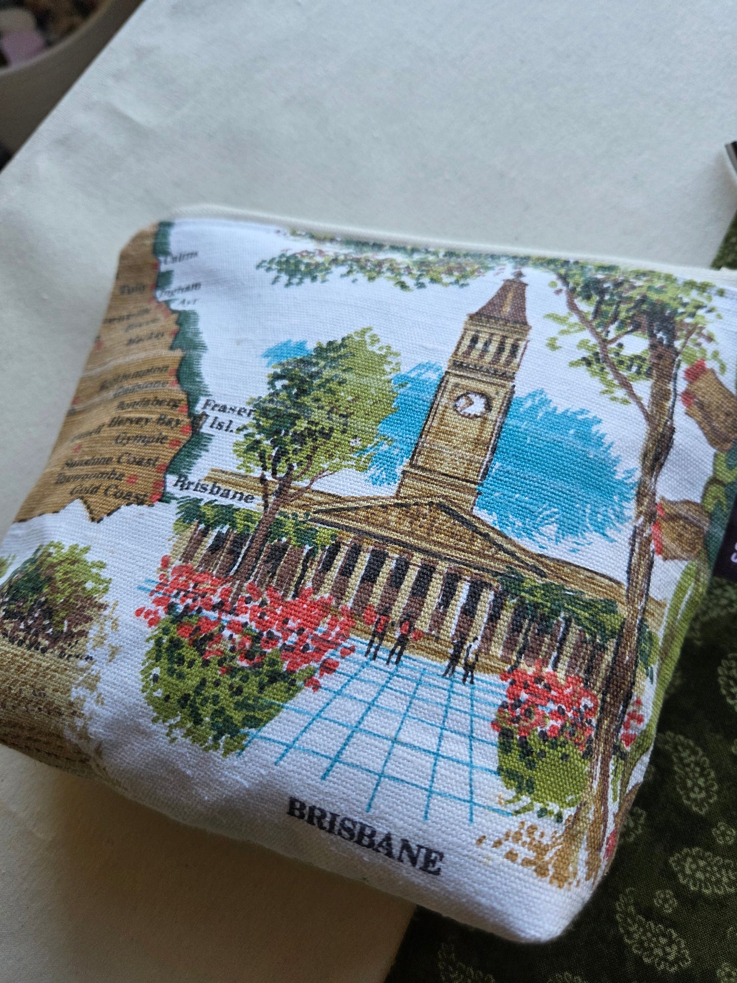 SUNSHINE STATE OF MIND zipper pouch