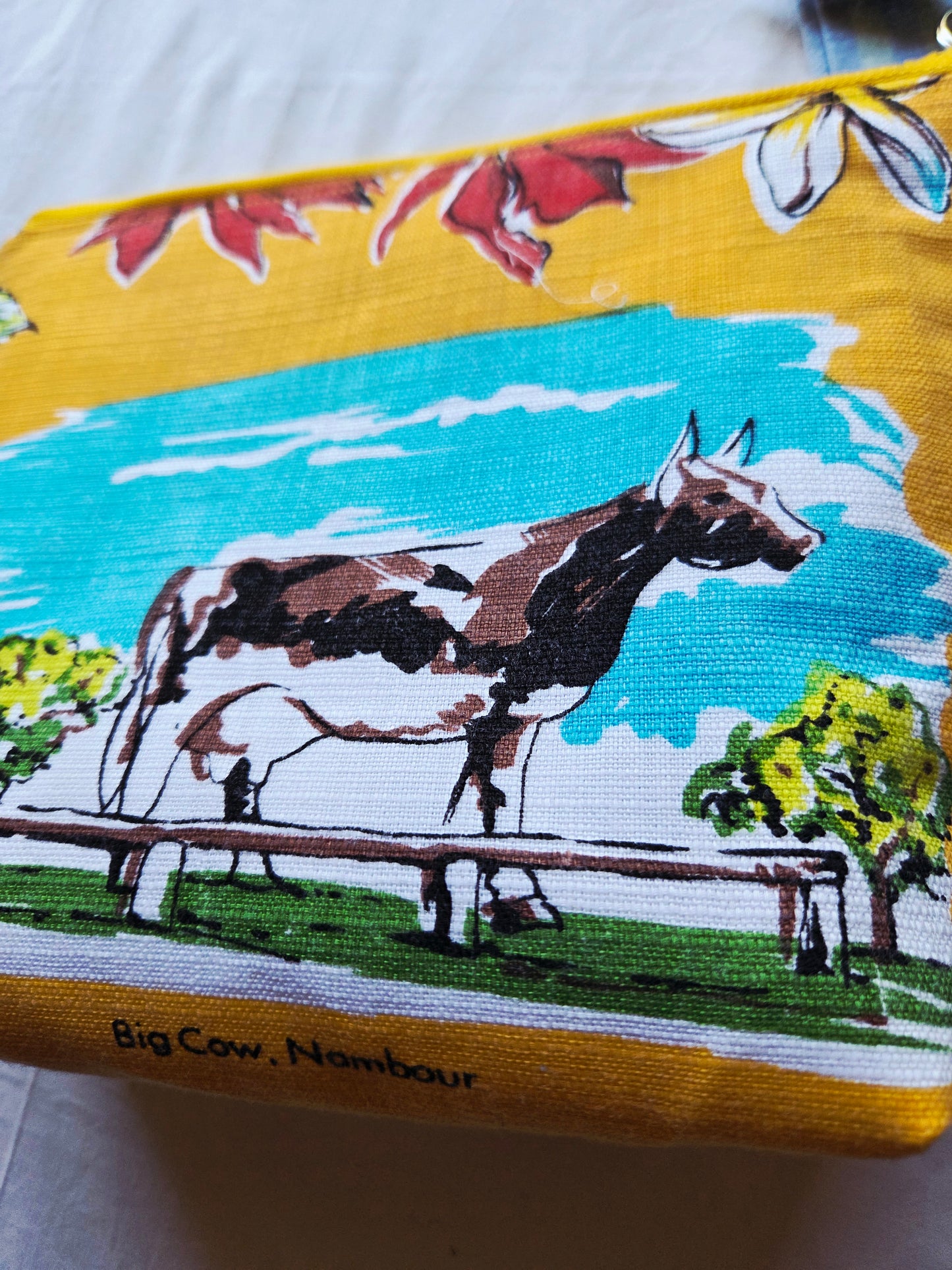 GO BIG OR GO HOME zipper pouch