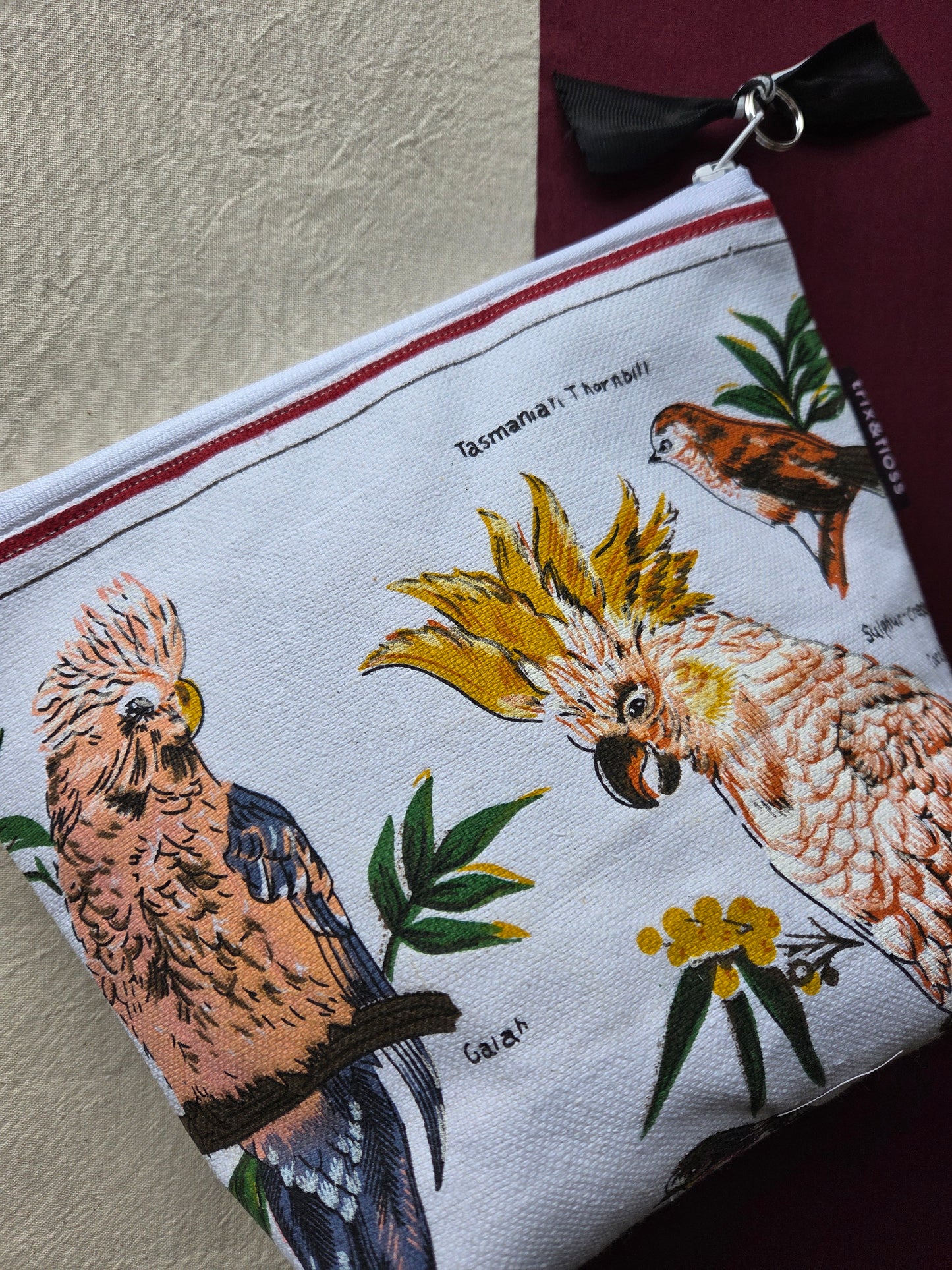 FLOCK STARS zipper pouch