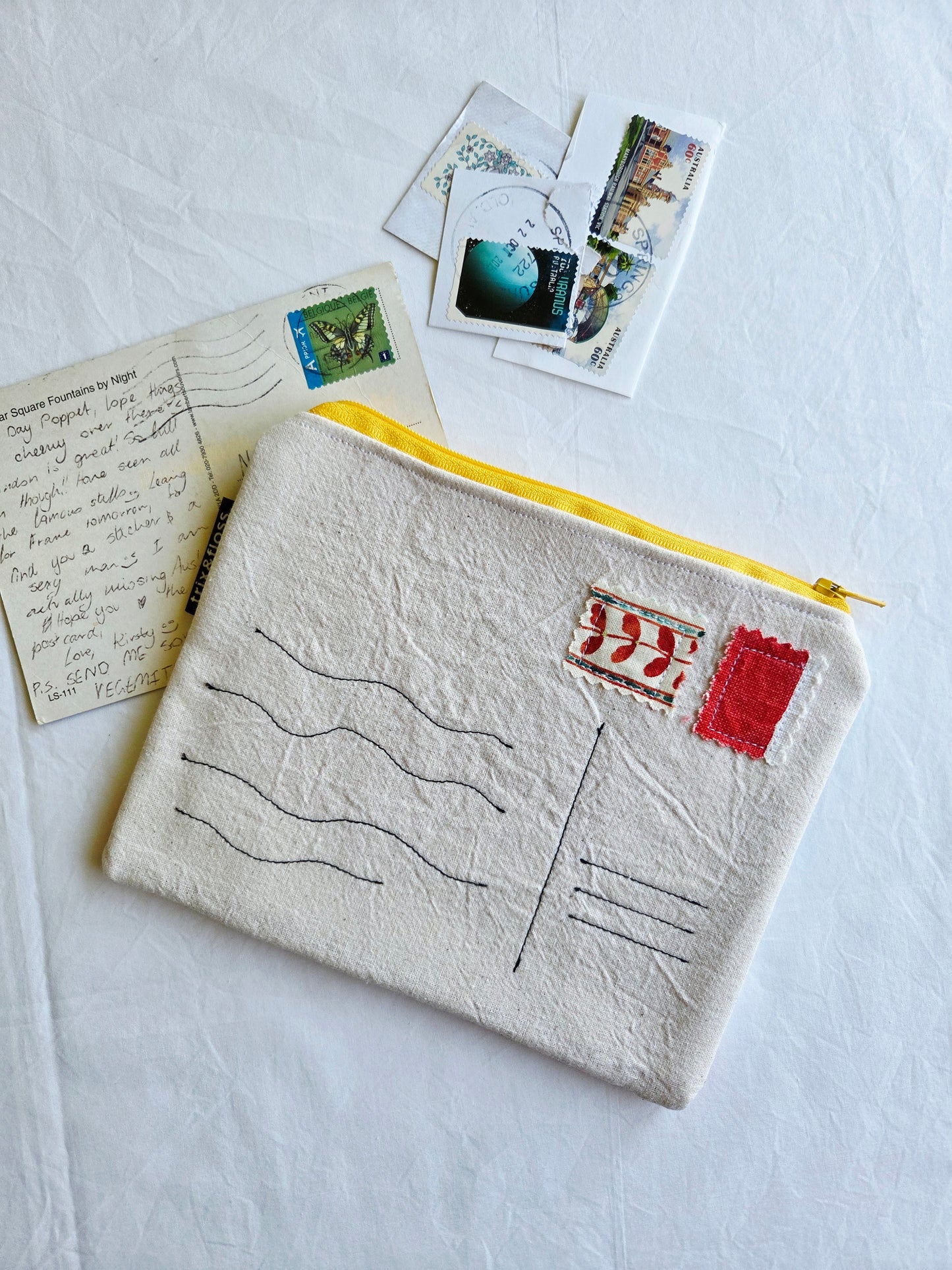 POSTCARD FROM HALLS GAP zipper pouch