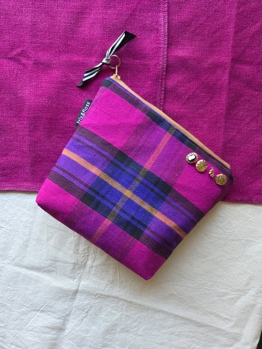 LONG LIVE zipper pouch