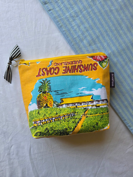 GO BIG OR GO HOME zipper pouch