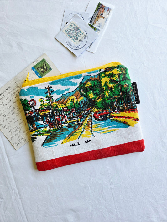 POSTCARD FROM HALLS GAP zipper pouch