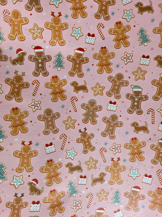 Gift wrapping - Gingerbread