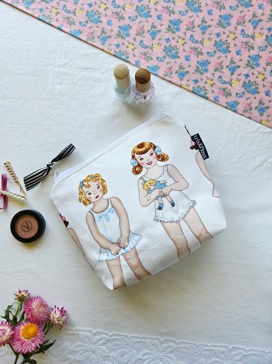 PLAYING DRESS UP zipper pouch