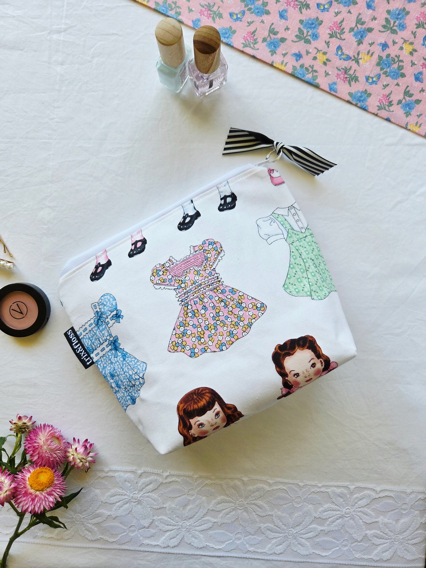 PLAYING DRESS UP zipper pouch