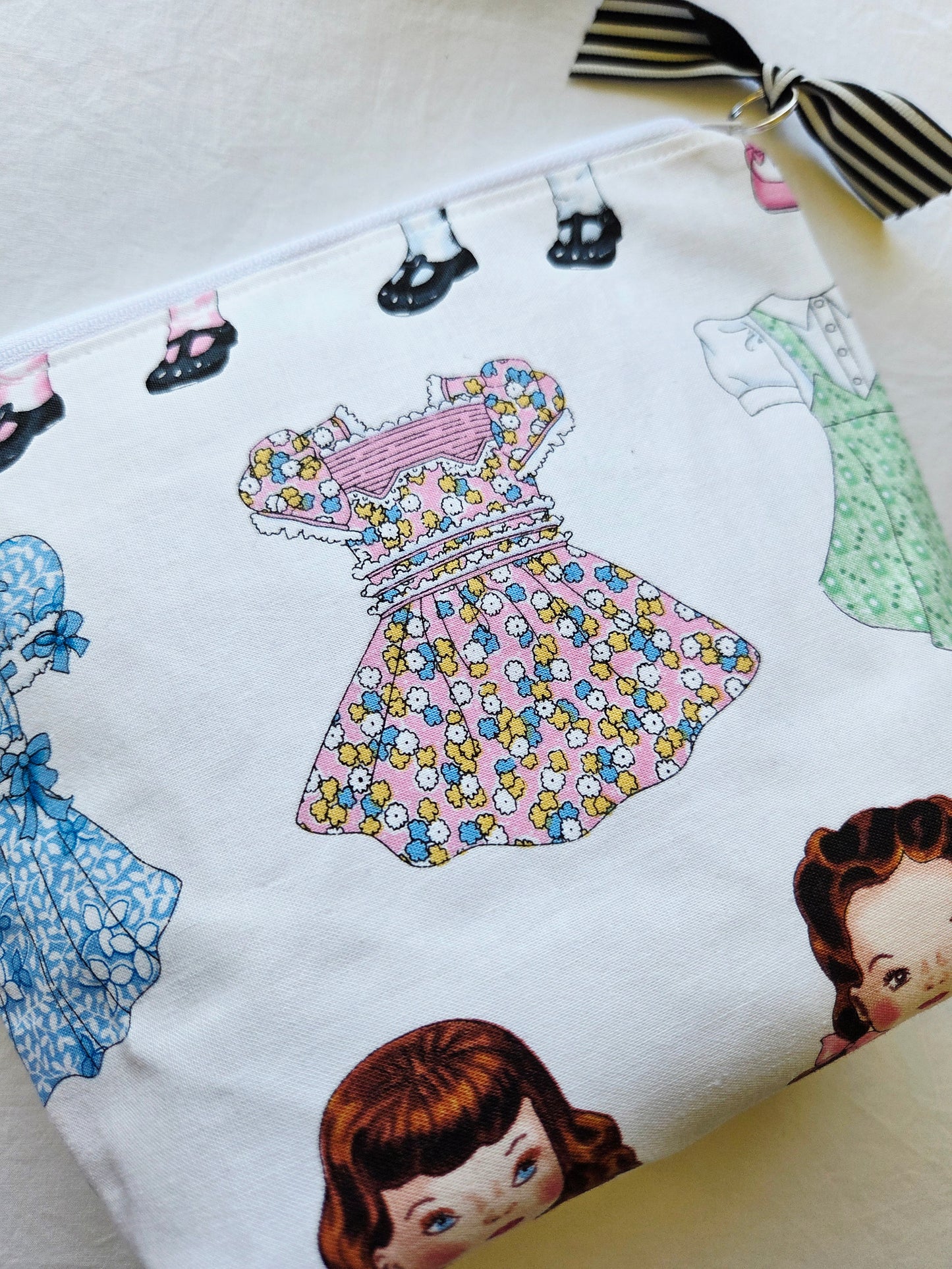 PLAYING DRESS UP zipper pouch