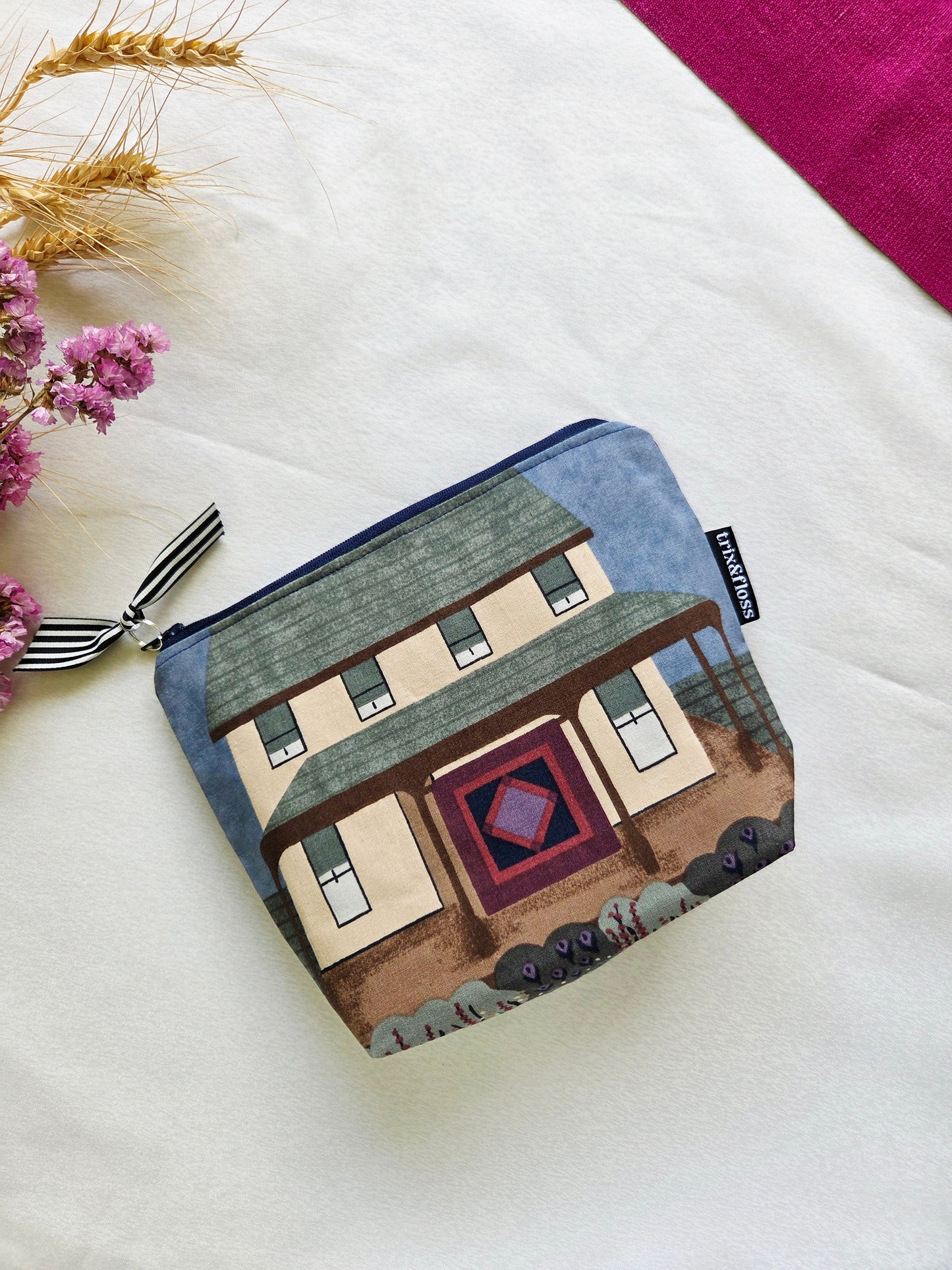 TIL' THE COWS COME HOME zipper pouch