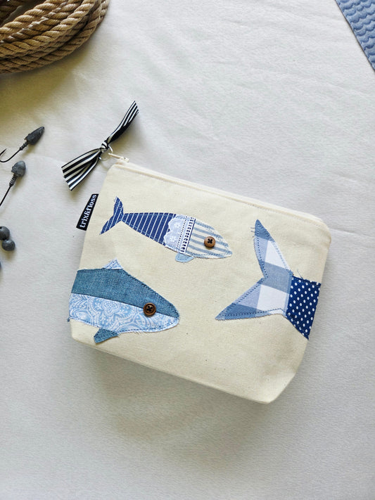 FISHFUL THINKING zipper pouch