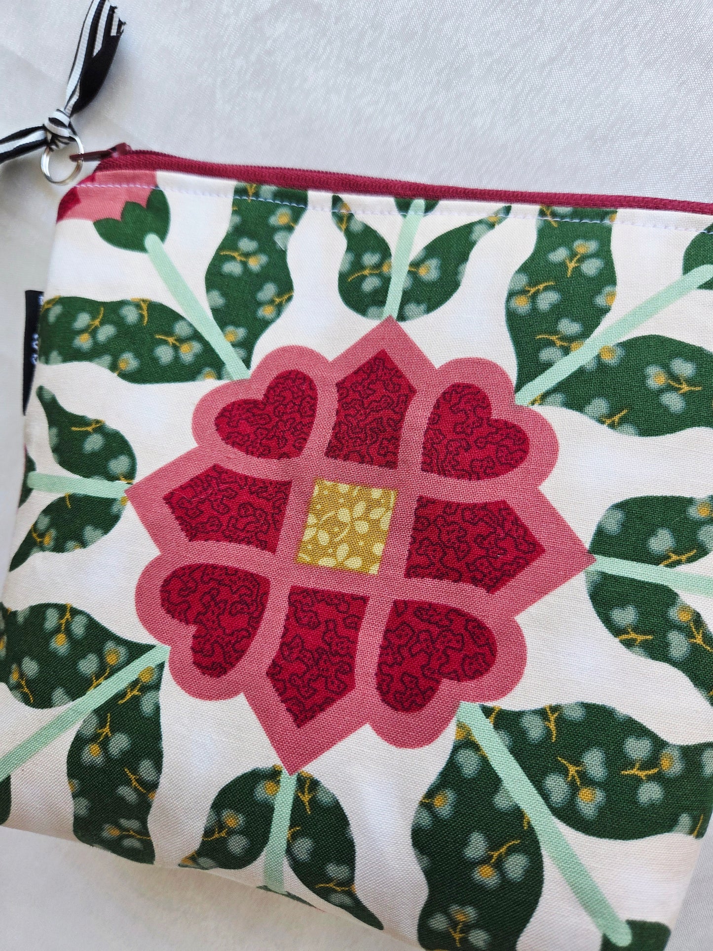 ROSE RENAISSANCE zipper pouch