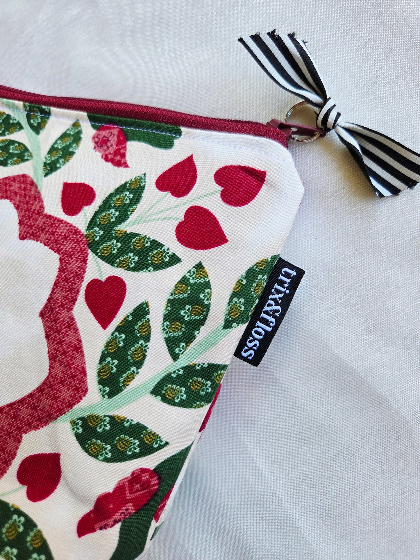 ROSE RENAISSANCE zipper pouch