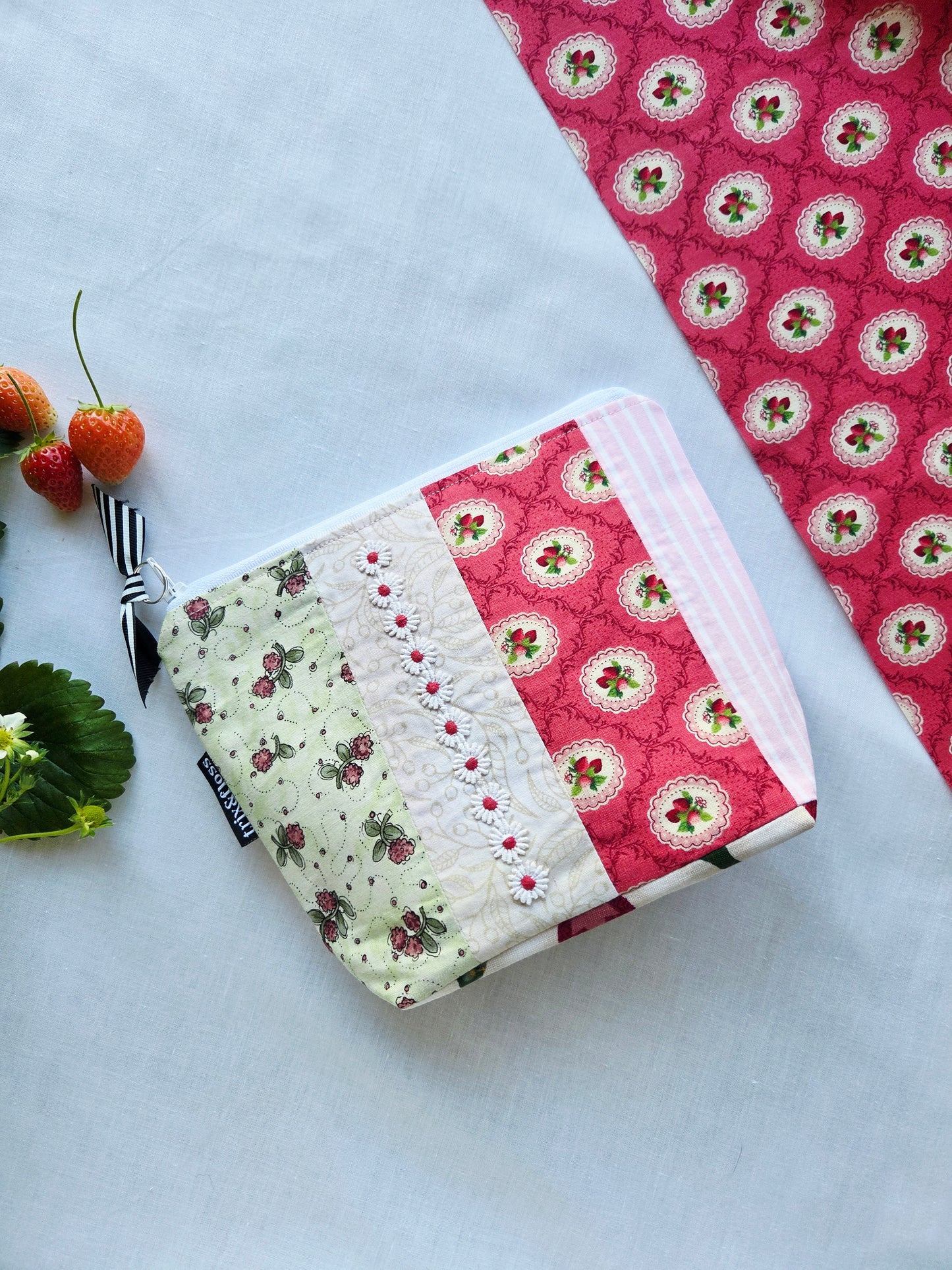 BERRY PICKIN' zipper pouch