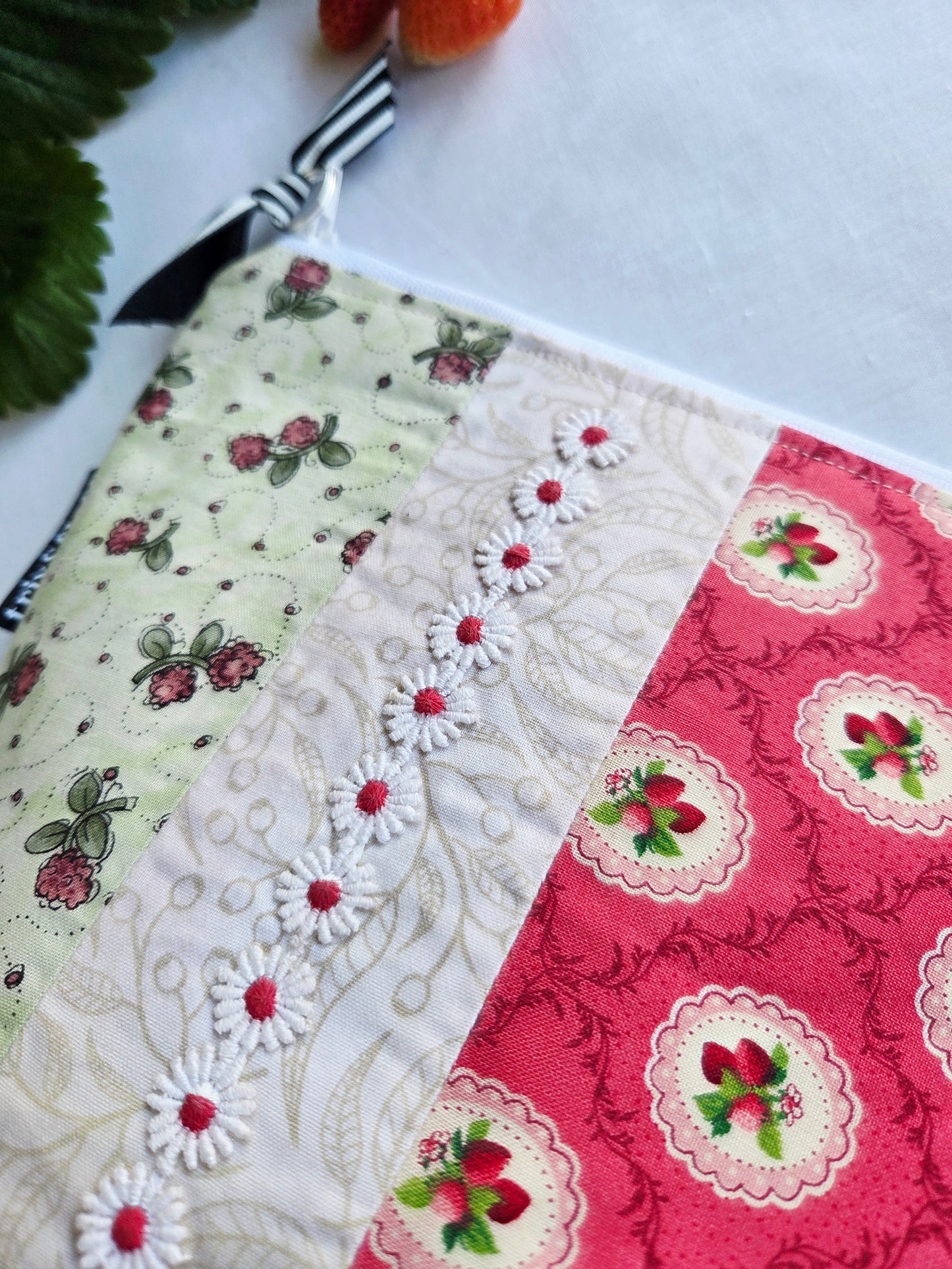 BERRY PICKIN' zipper pouch