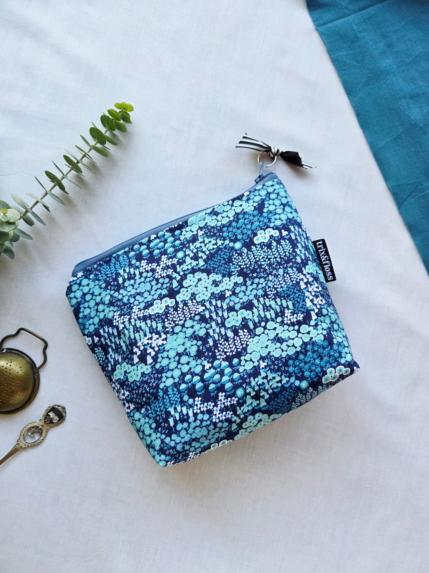 SAVED BY THE BLUEBELL zipper pouch