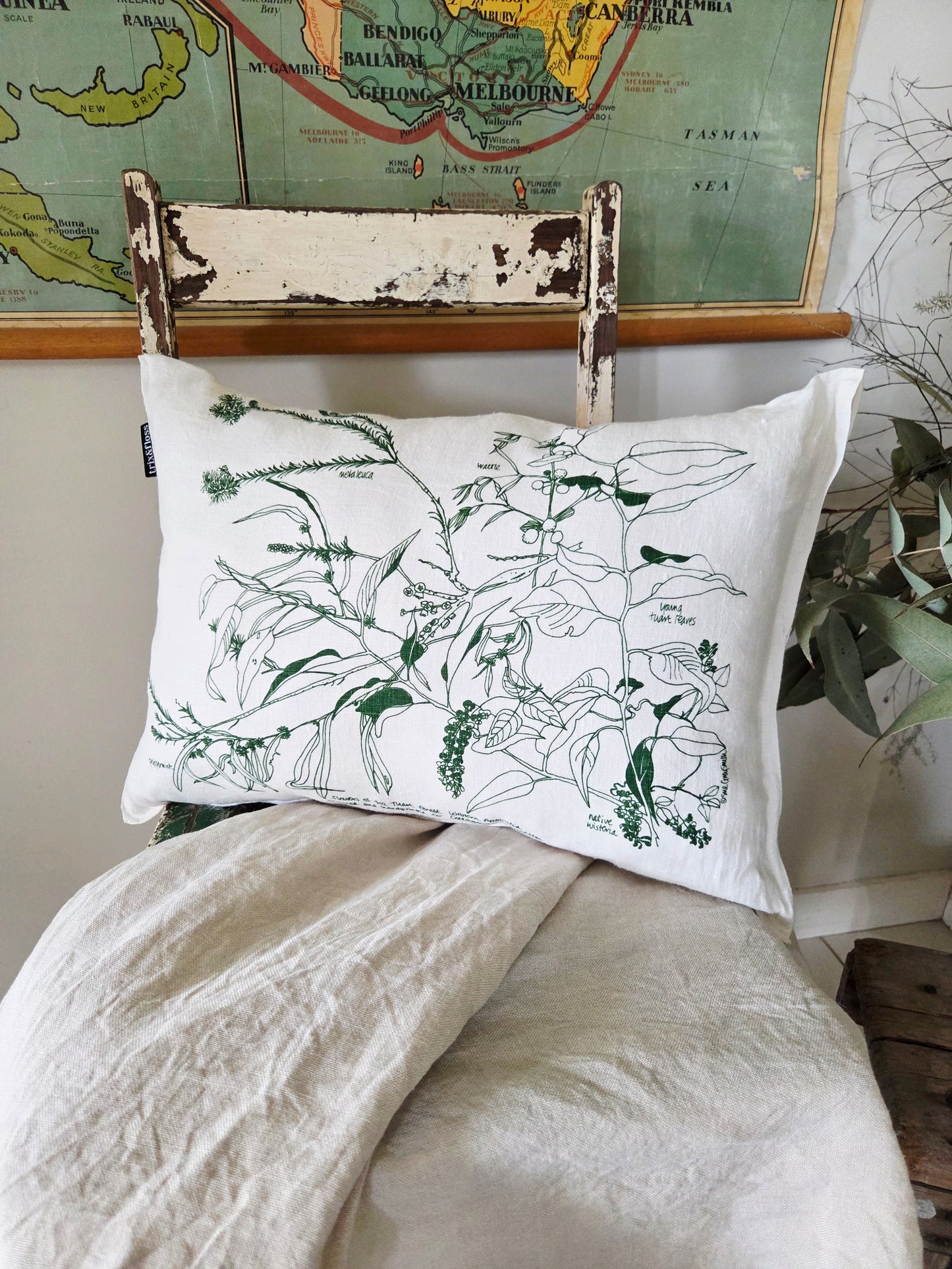 Busselton Botanical cushion
