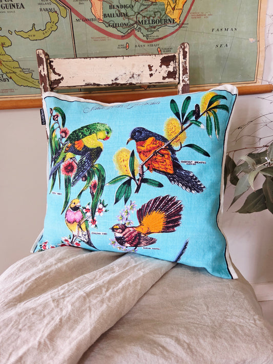 Native Birds cushion