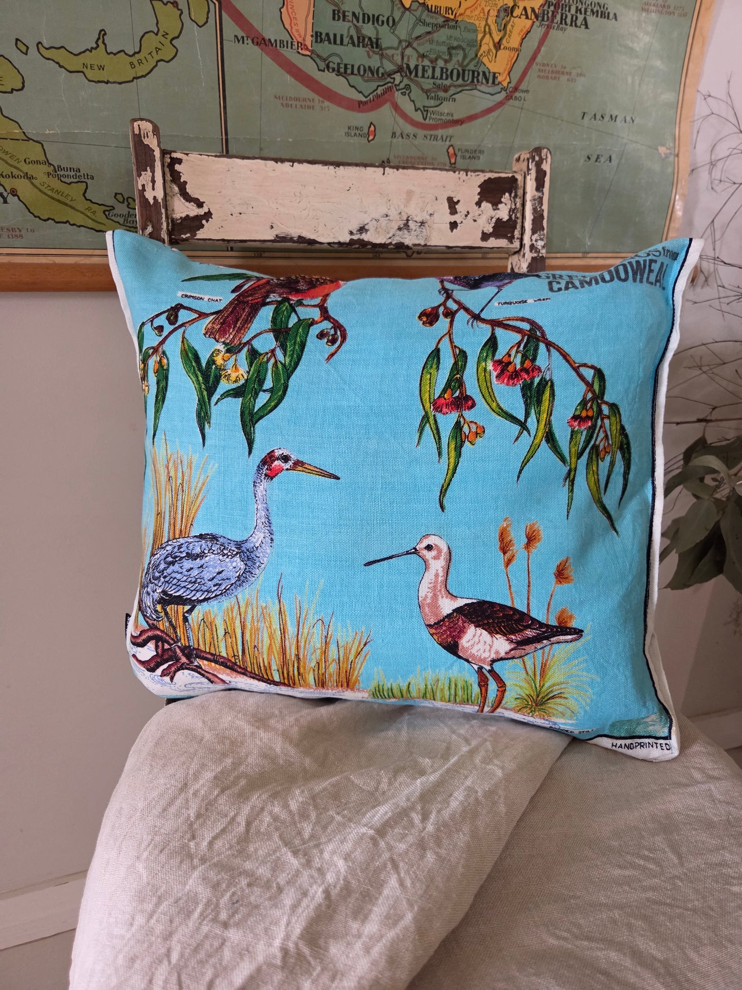 Native Birds cushion