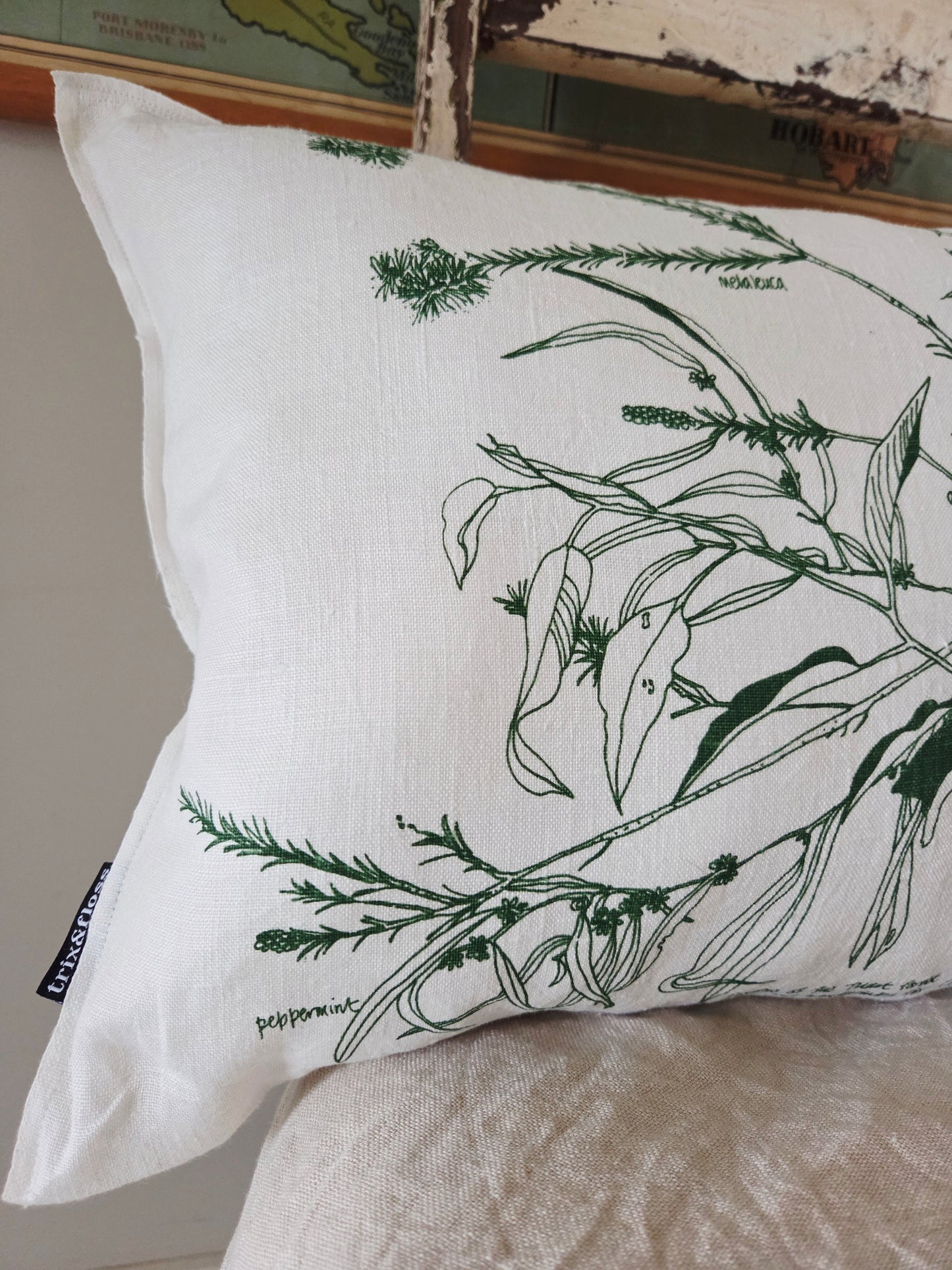 Busselton Botanical cushion