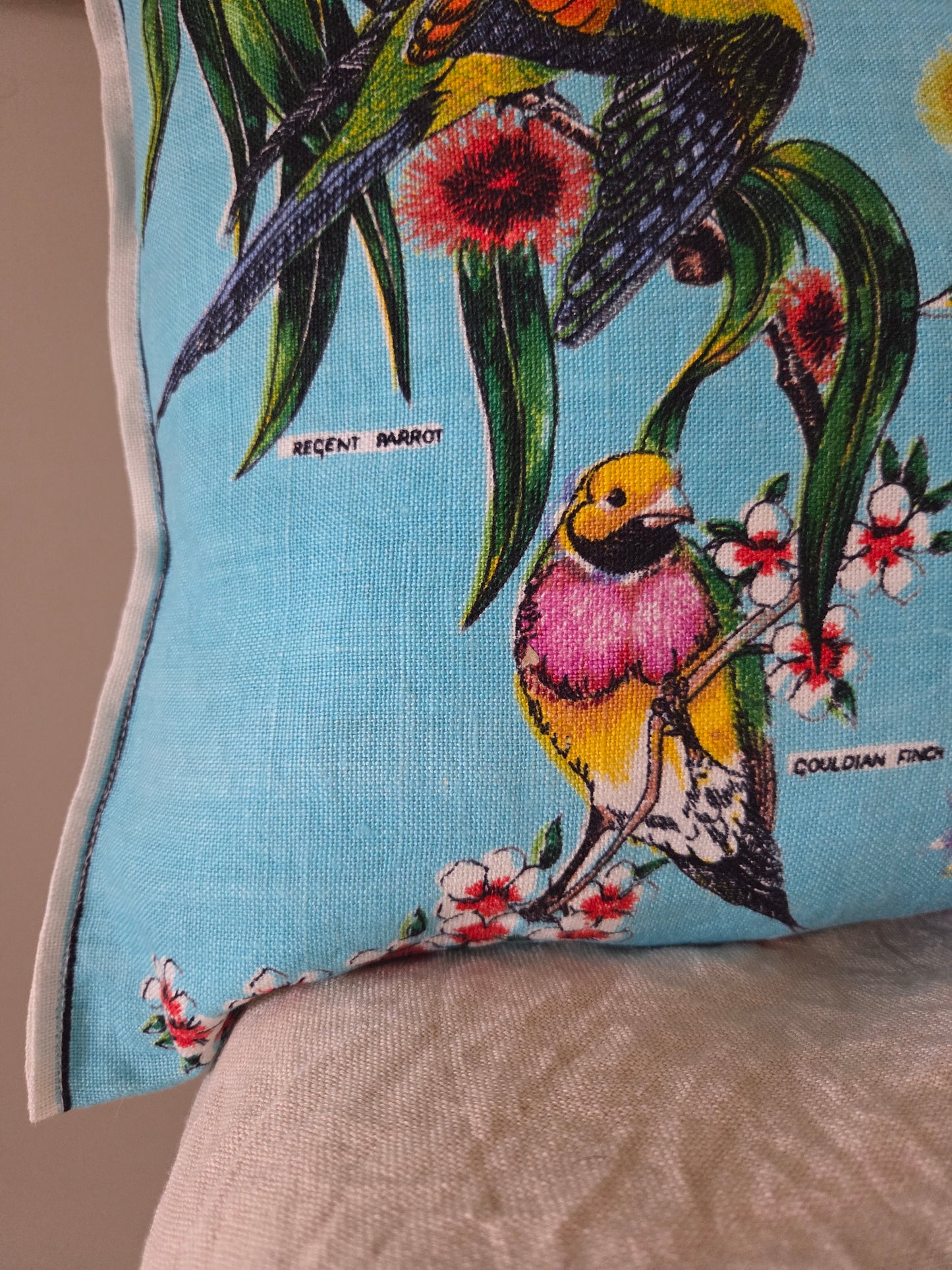 Native Birds cushion