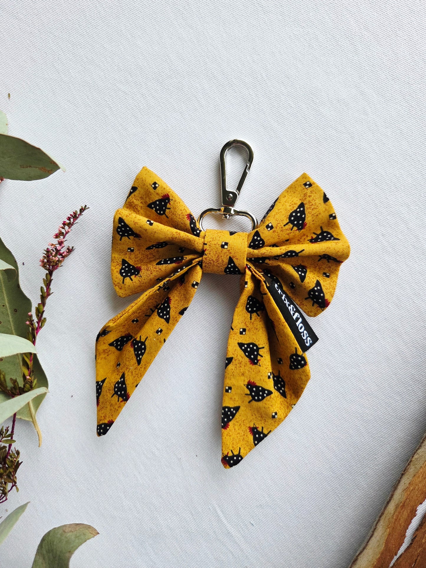 PECKING ORDER bow bag charm