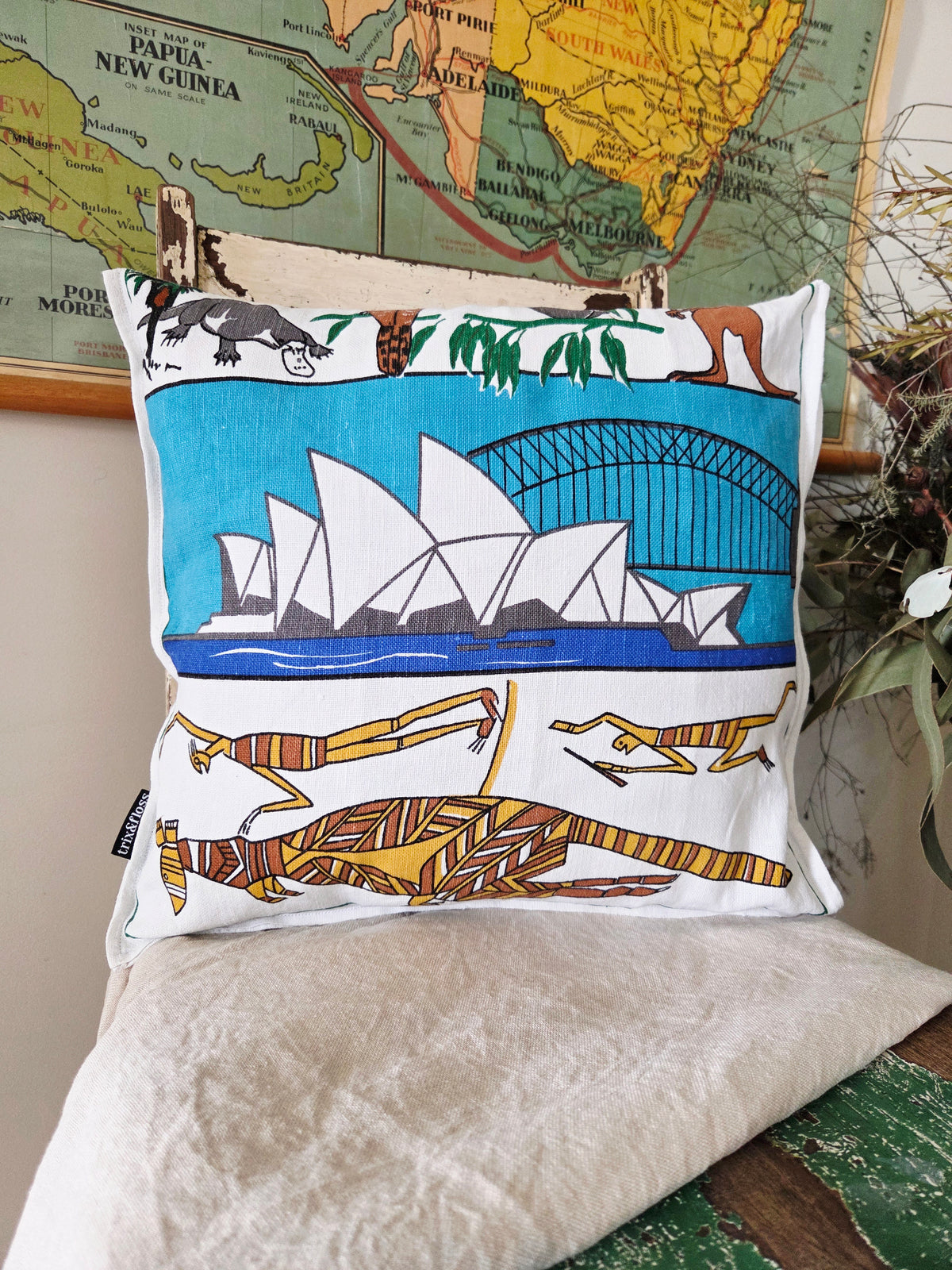 Australian Bicentenary cushion