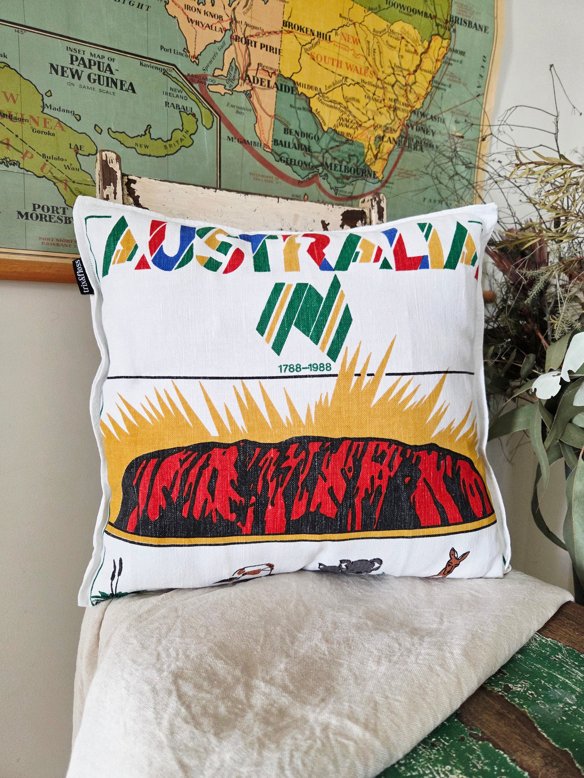 Australian Bicentenary cushion