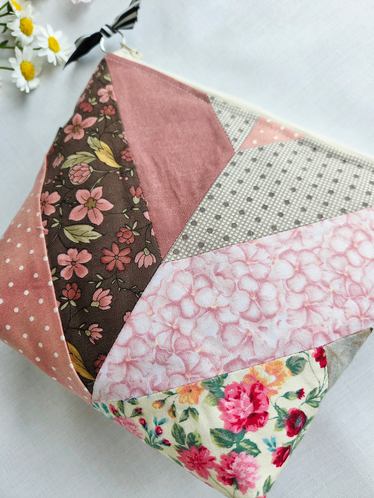 BLUSH CRUSH zipper pouch