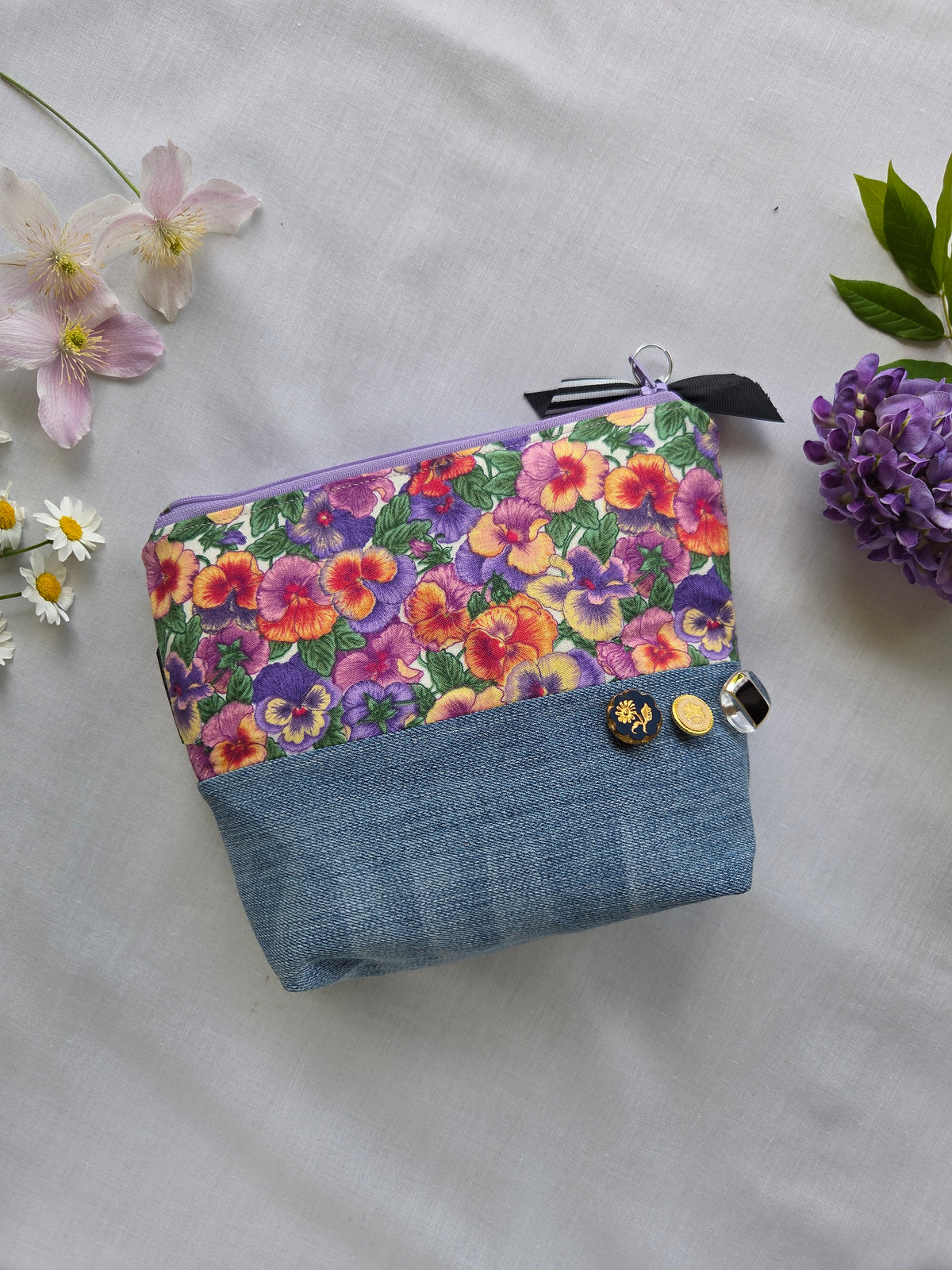 LUCK OF THE IRIS zipper pouch