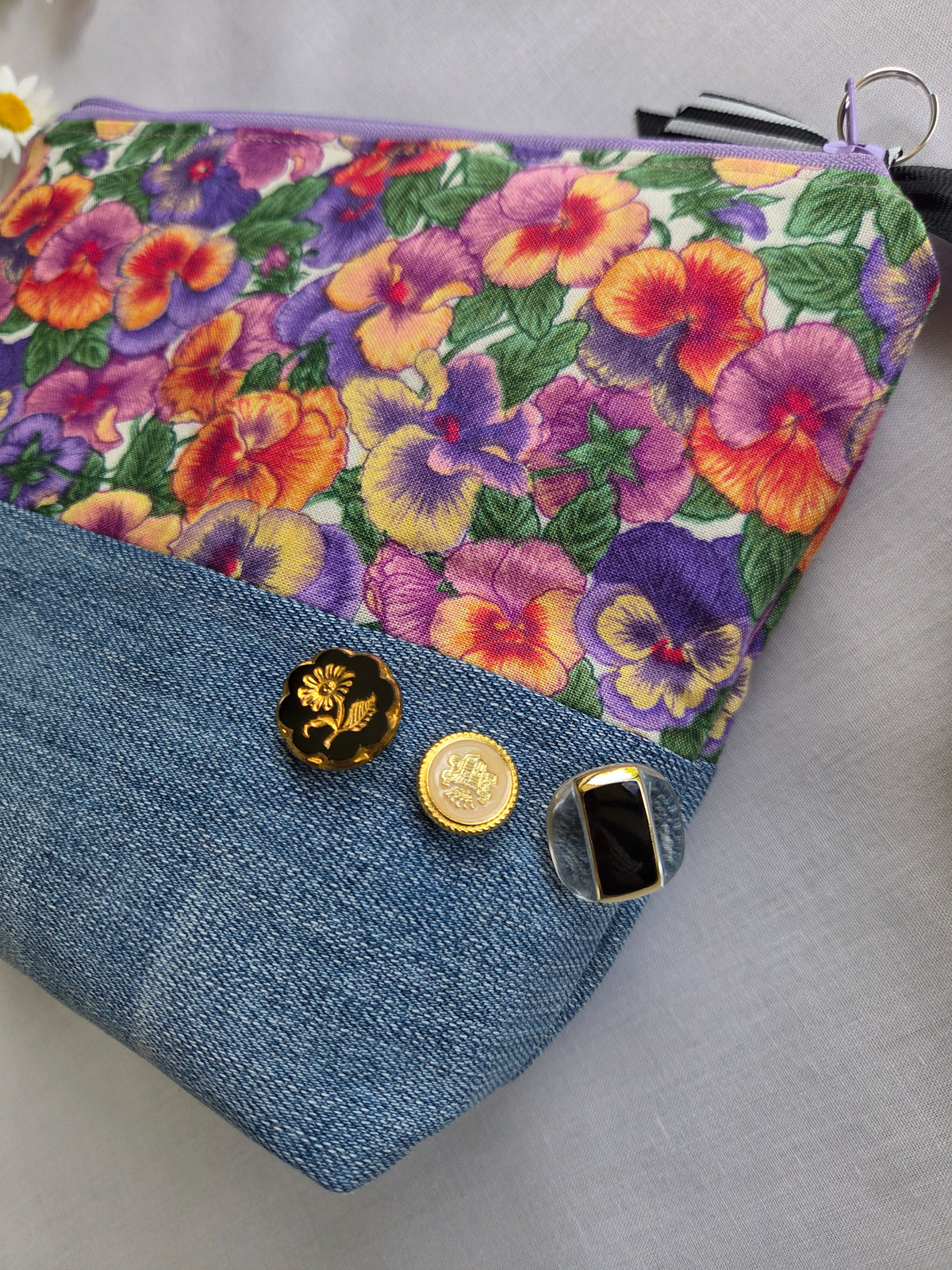 LUCK OF THE IRIS zipper pouch