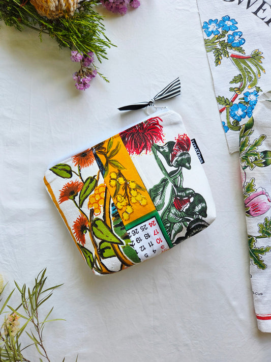 WILDFLOWER HOUR zipper pouch