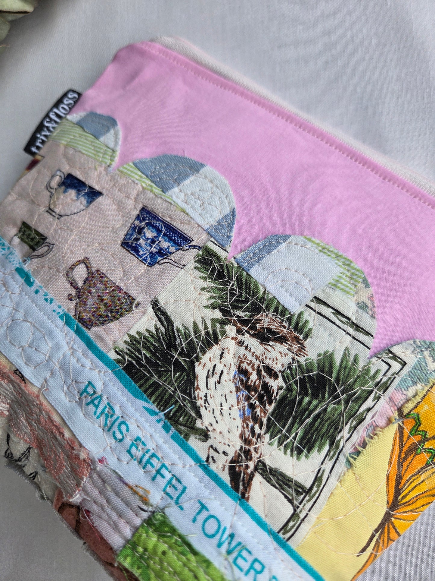 MARIA VON SCRAP zipper pouch